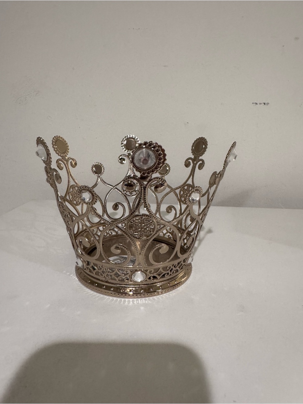 Bath & Body Work crown single wick candle holder